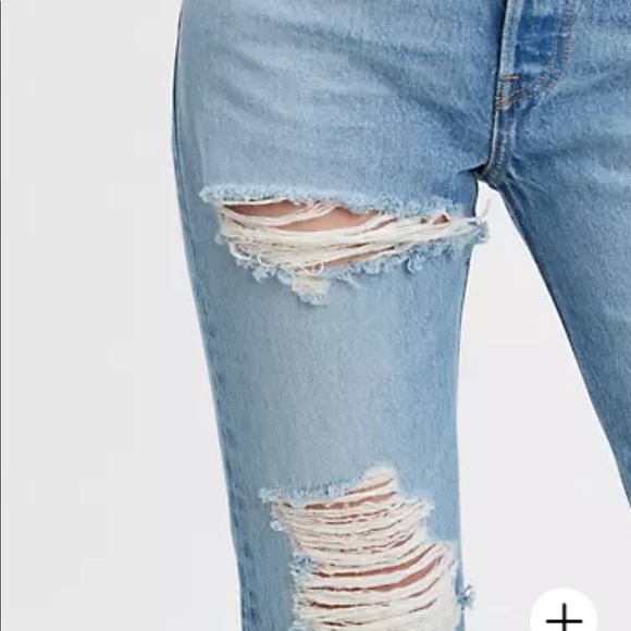 Levi’s 501 Distressed Jeans - Picture 3 of 6